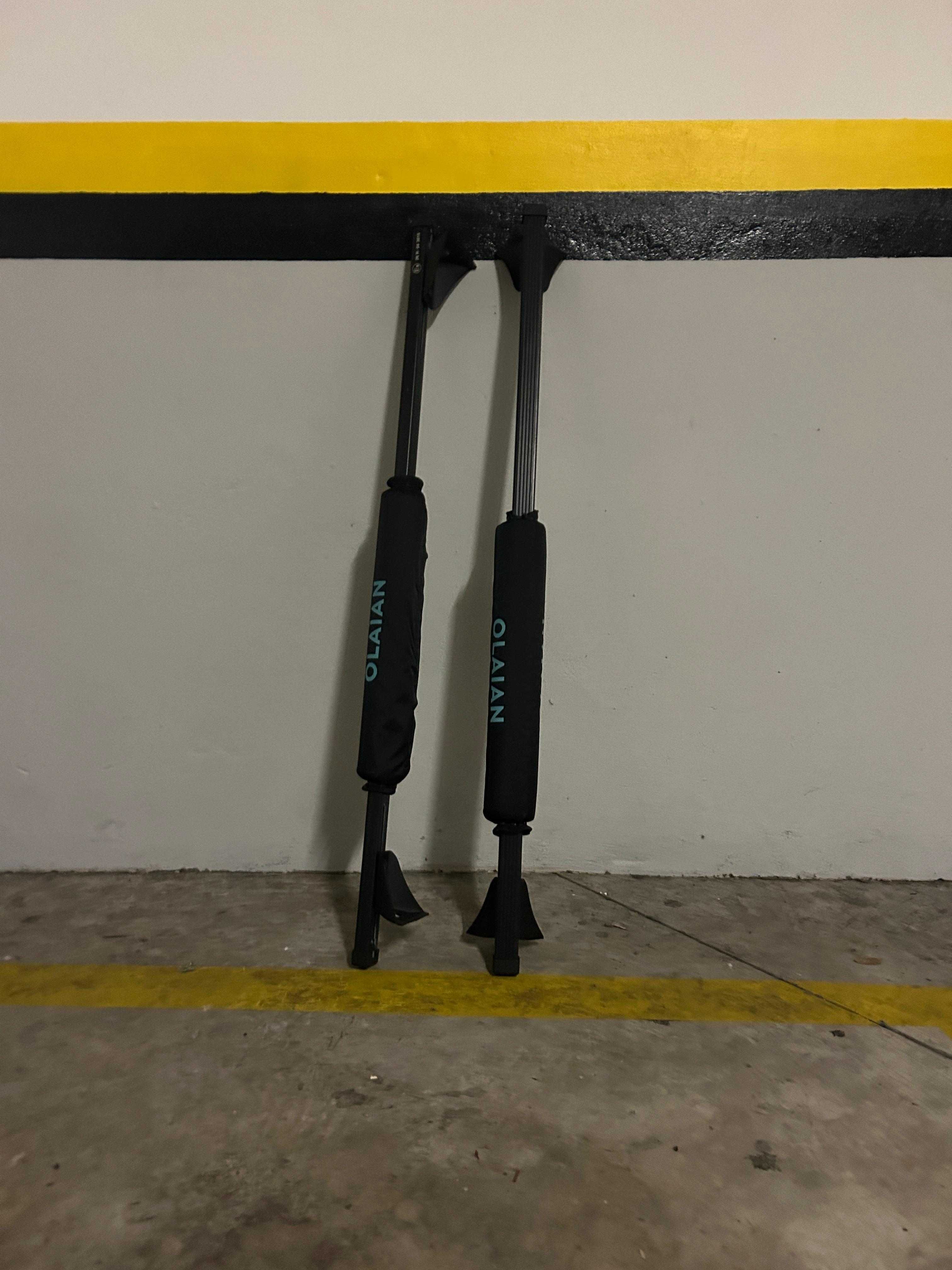 Barras para tejadilho carro com espuma de proteção