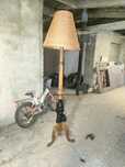 Lampa PRL vintage retro abażur