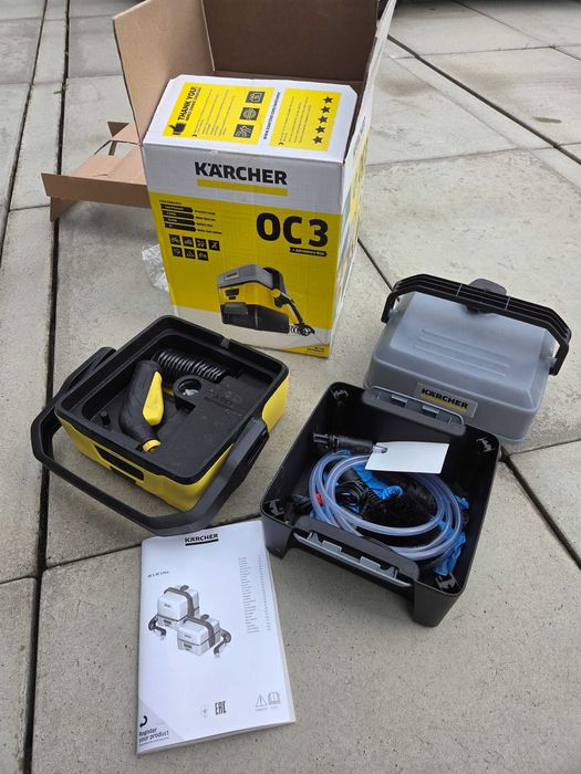Myjka akumulatorowa Karcher OC 3 + Adventure Box - Stan idealny!