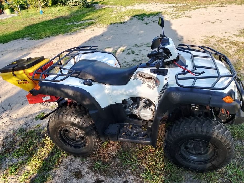 Quad 600 opłacony siewnik