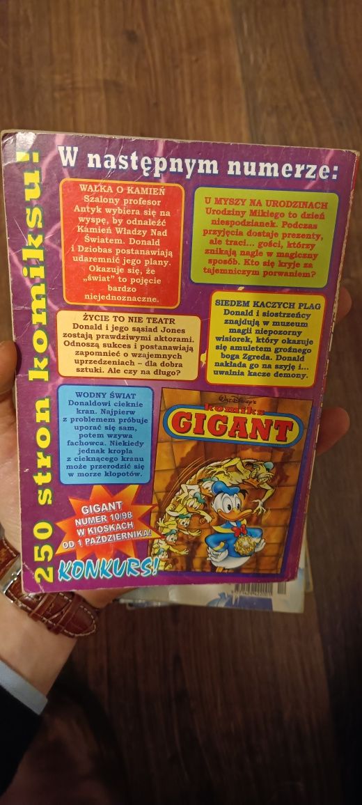 Komiks Gigant Kaczor Donald 9/98