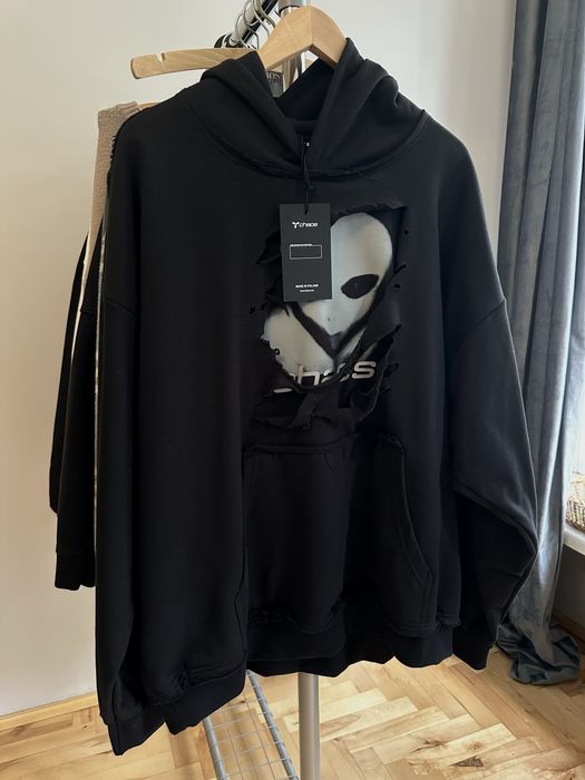 Tormented Alien Hoodie rozm. L CHAOS gone global boxy black czarna