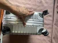 Rimowa cabin S size to travel in silver