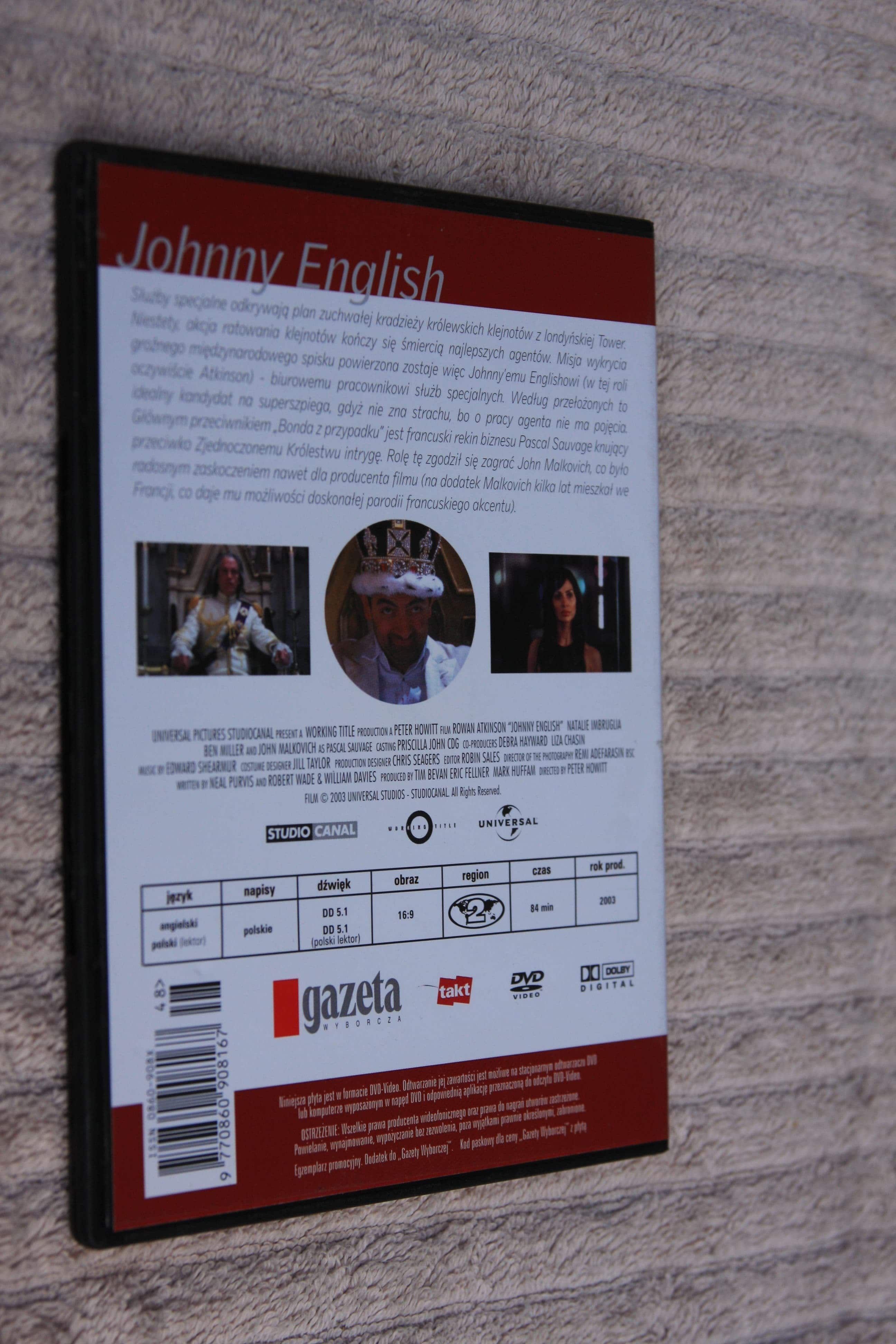 DVD Jonny English ( Rowan Atkinson) Nie wie co to strach i ryzyko nr 2