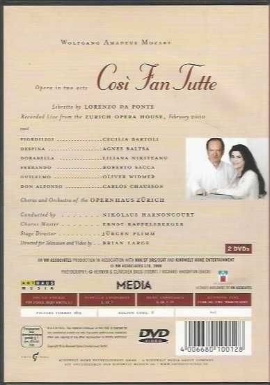 Mozart - Così Fan Tutte (2 DVD)
