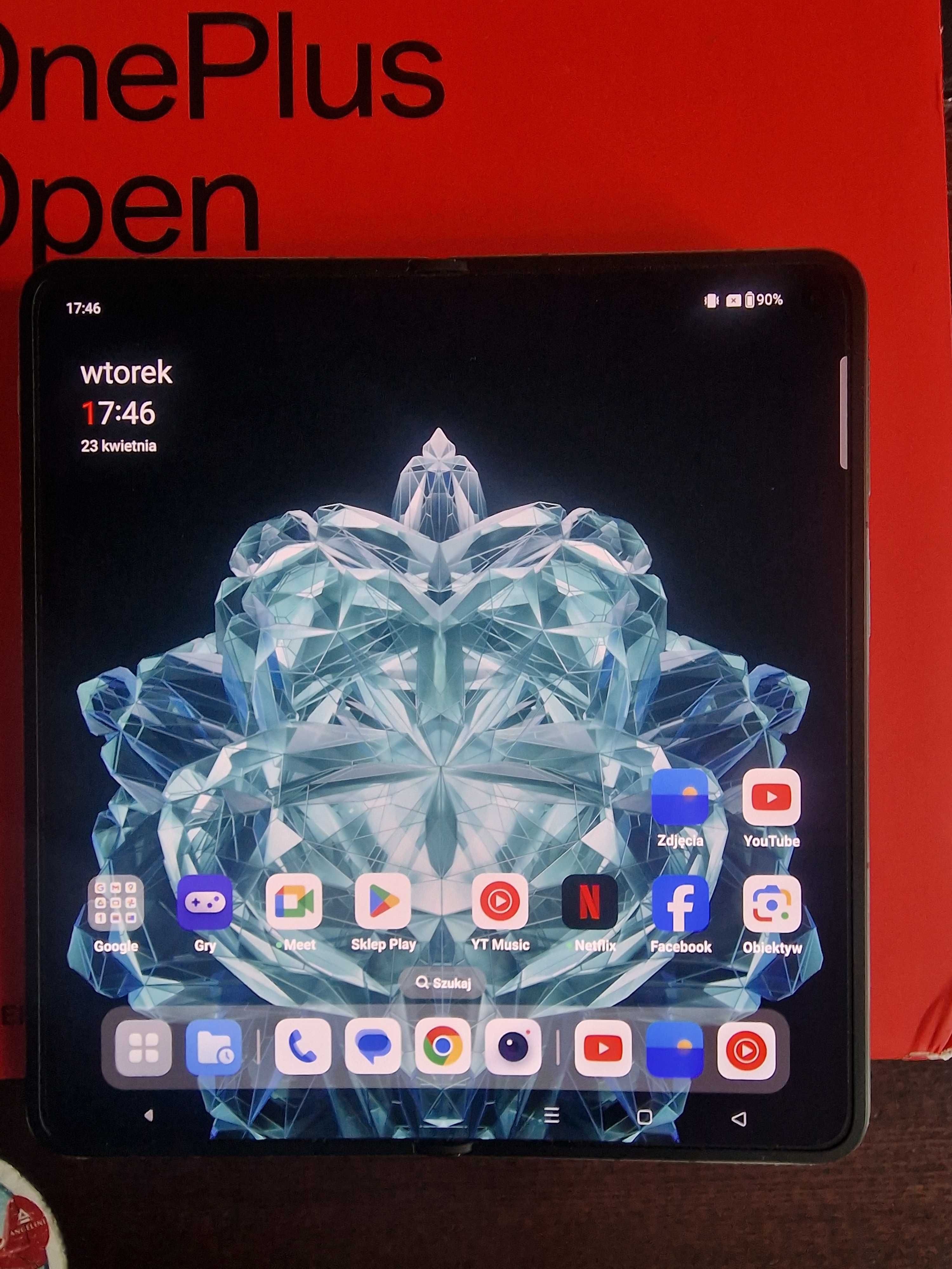 Oneplus Open 16/512GB Android 14 gwarancja etui ładowarka SUPER ZESTAW