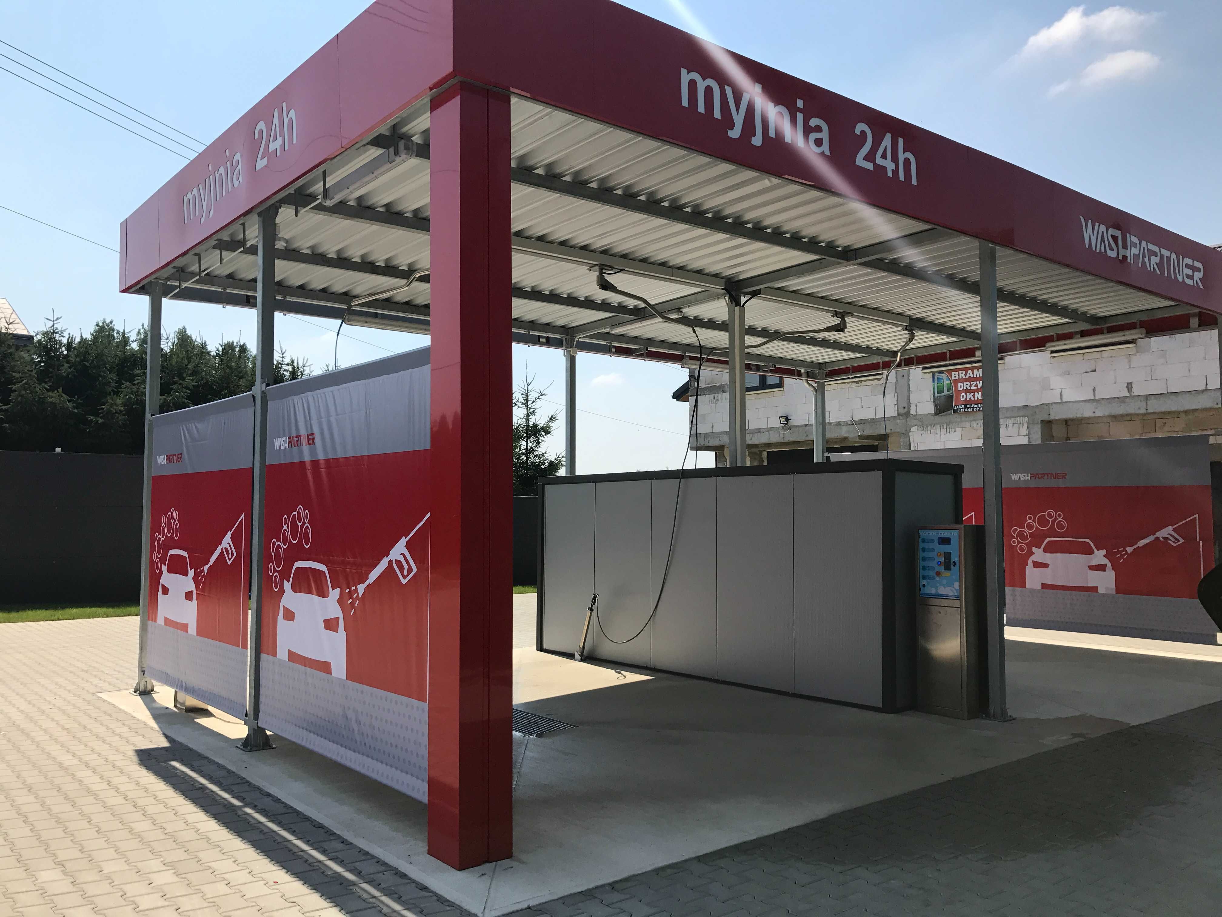 NOWA myjnia bezdotykowa 2 stanowiska z AKTYWNA PIANĄ na pompach CAT