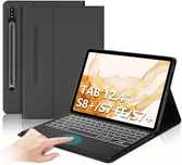 IVEOPPE etui klawiatura touchpad LED Samsung Galaxy Tab S7 FE S7+ S8+