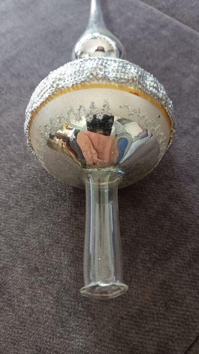 Szpic na choinkę w stylu vintage