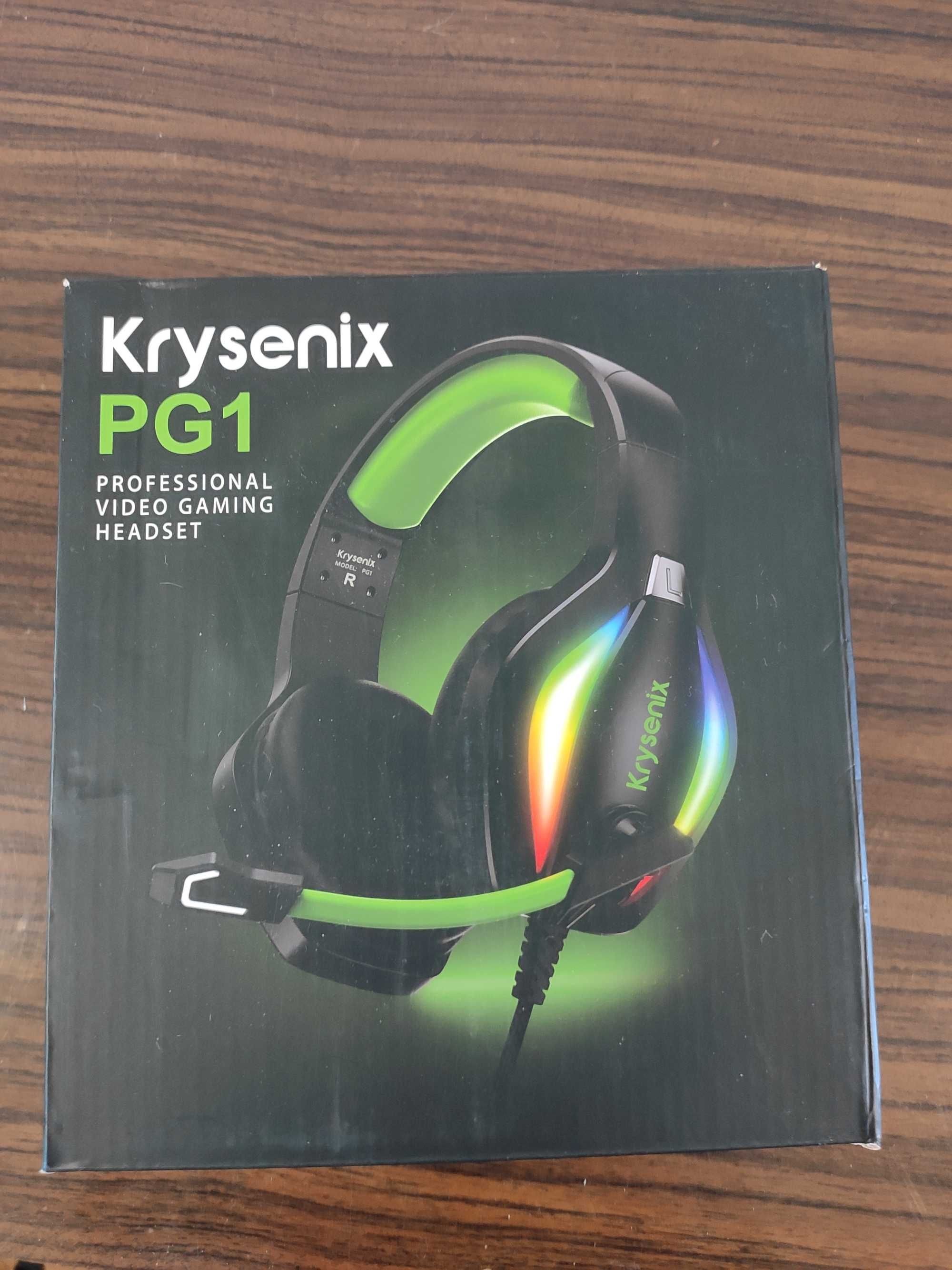Słuchawki nauszne niebiesko-czarne do PS4/PC/Xbox,PS5 z mikrofonem