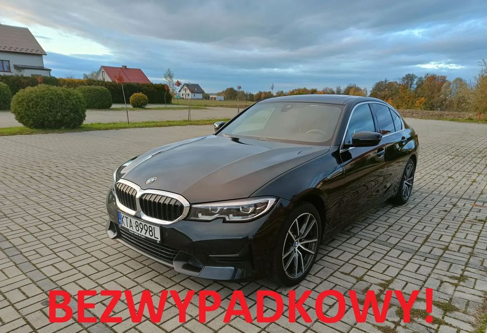 BMW Seria 3 BMW 330i xDrive, 2021, bezwypadkowy, bdb stan, 98 tys. km