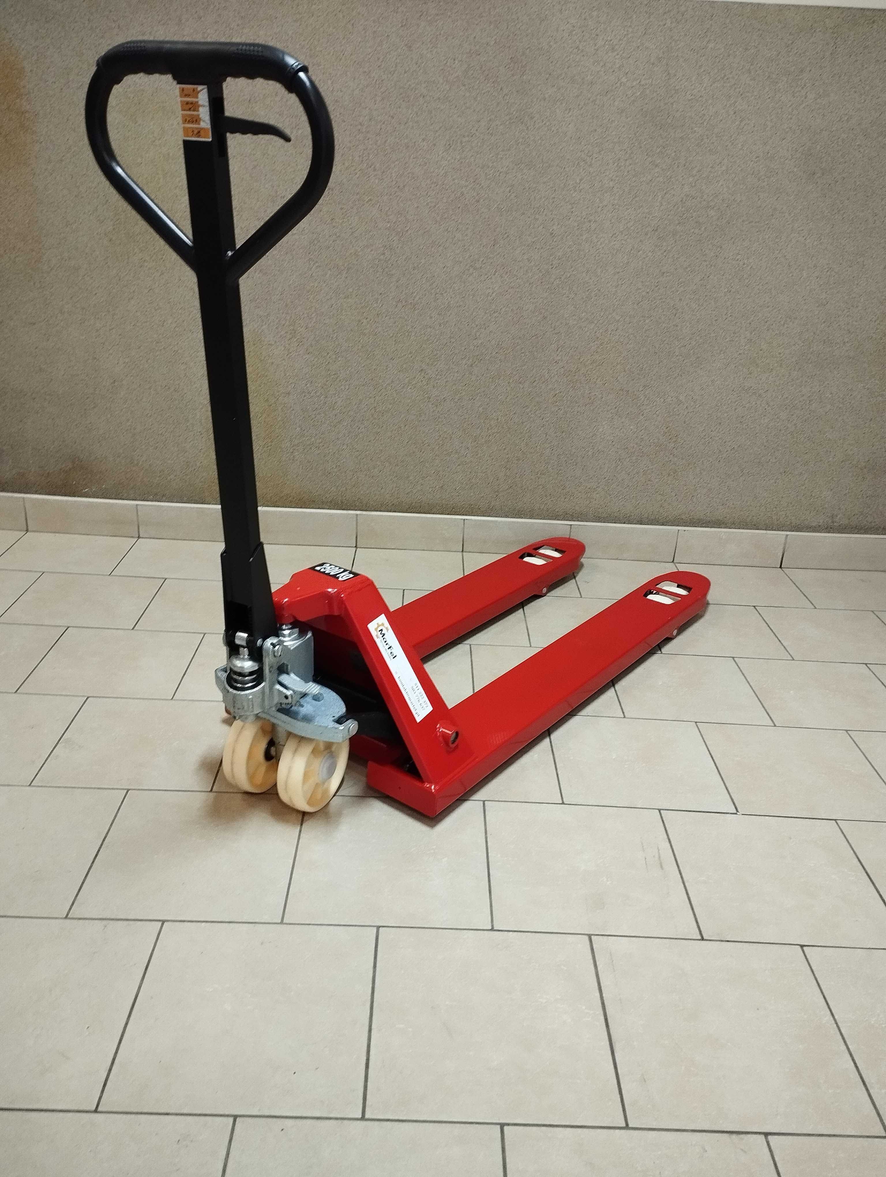 Wózek paletowy paleciak ręczny magazynowy kurierski 120cm 80cm 100cm