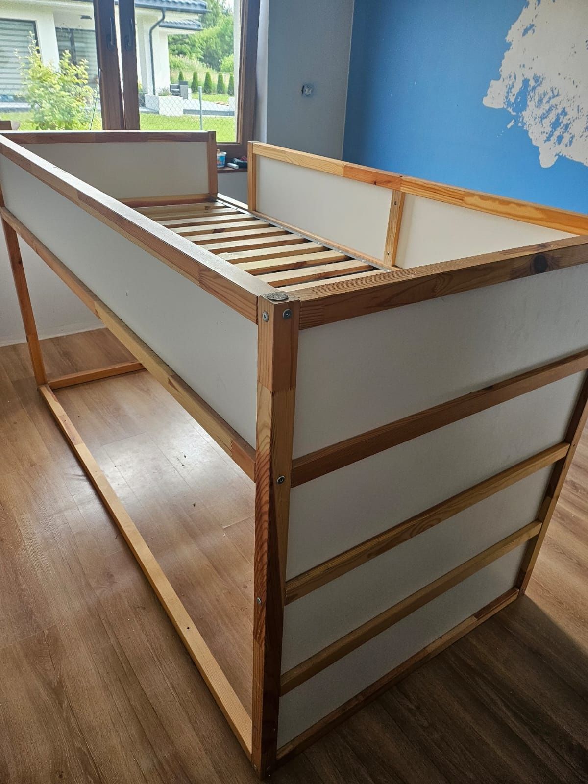 Łóżko Ikea z materacem obracane piętrowe
