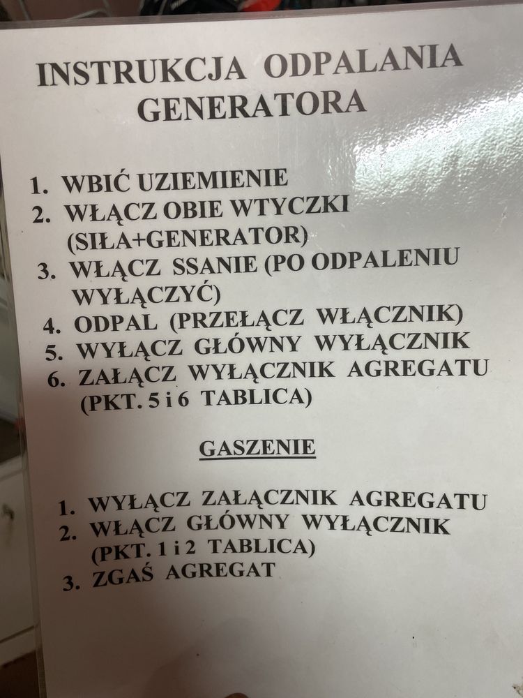 Agregat prądotwórczy GESAN G7TFH JAK NOWY