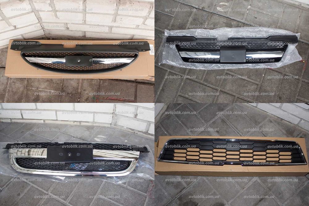 Решетка радиатора Chevrolet Aveo T200, T250, T255, T300, Lacetti Cruze
