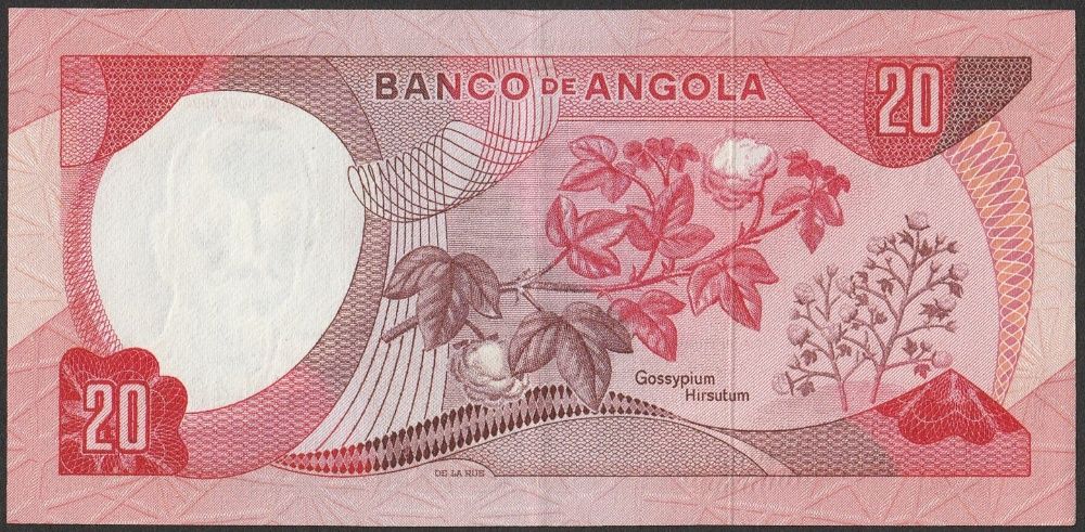 Angola 20 escudos 1972 - marszałek Carmona - stan 1/2