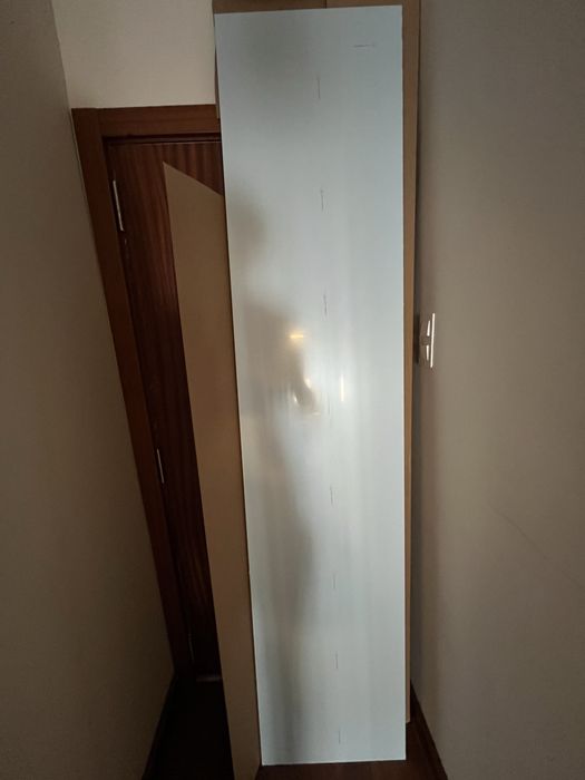 Porta ikea Pax Fardal branco brilhante 50*229cm