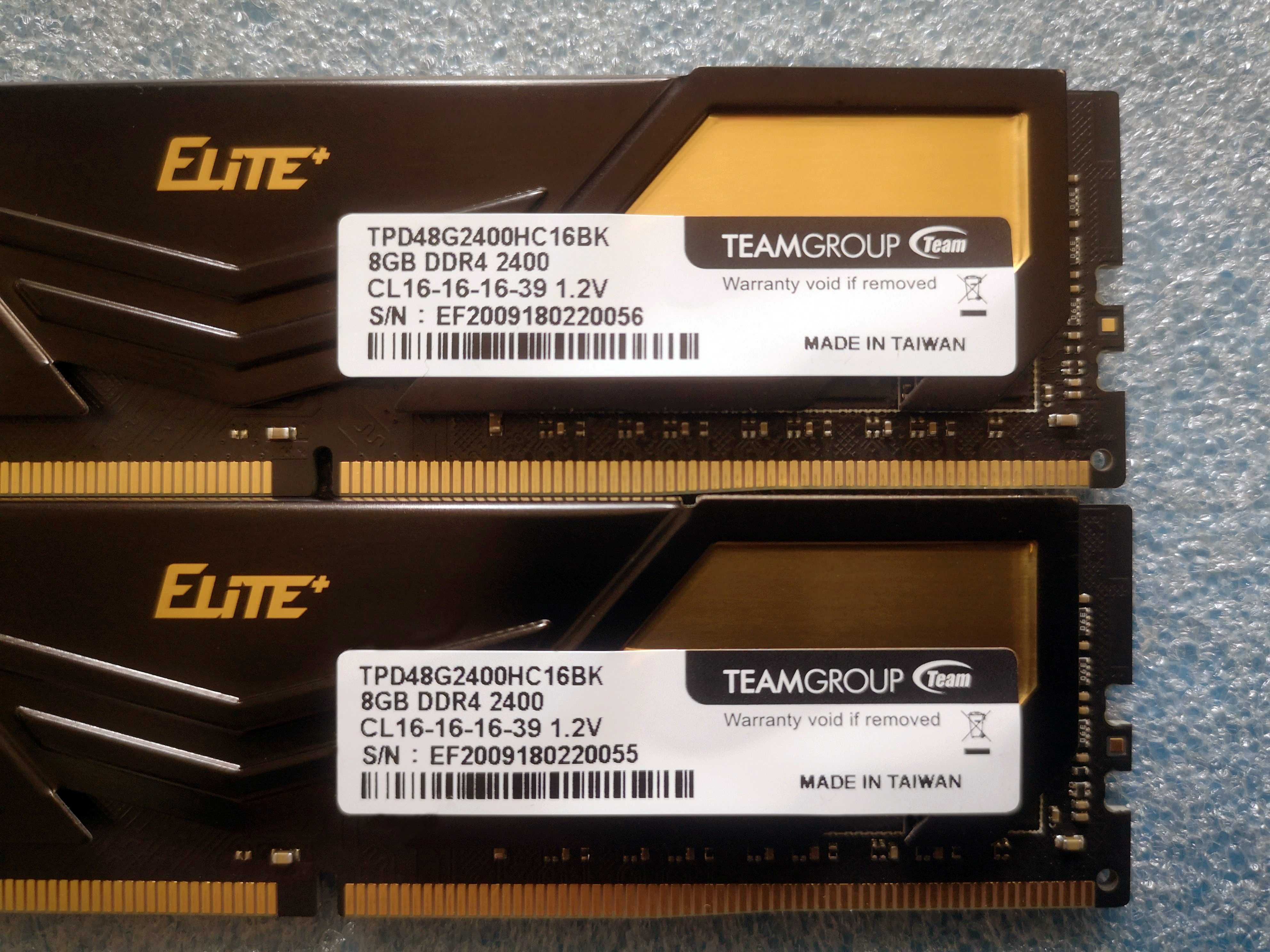 Оперативна пам'ять DDR4  Team Group Elite Plus 16 Gb (2x8Gb)  2400 MHz