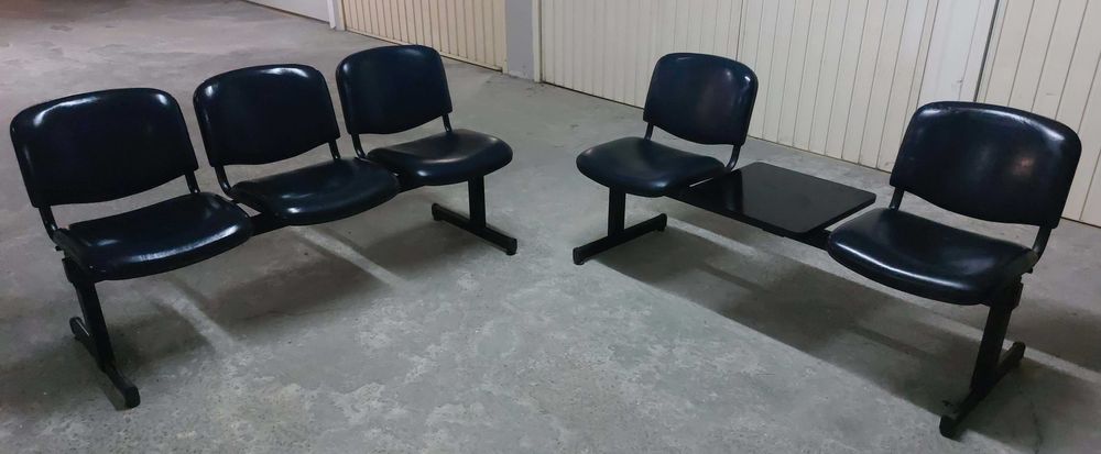2 Conjuntos Cadeiras de Recepção / Banco de espera