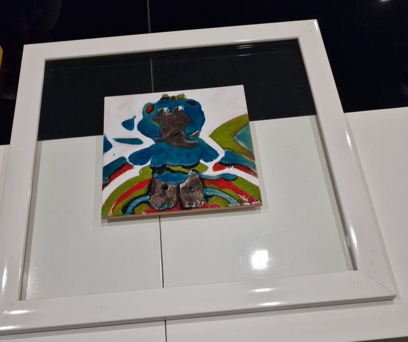 Quadros pintados à mão (47×47 cm)