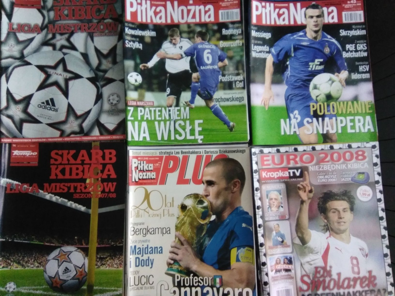 Gazety magazyny Piłka nożna przegląd sportowy skarb kibica