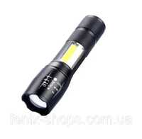 Ліхтар світлодіодний ручний з акумулятором Police BL-511 COB/Micro USB