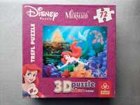 puzzle 3D 72 el. Syrenka Disney