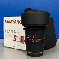 Samyang 14mm T3.1 ED AS IF UMC II (Fujifilm) - NOVA - 5 ANOS GARANTIA