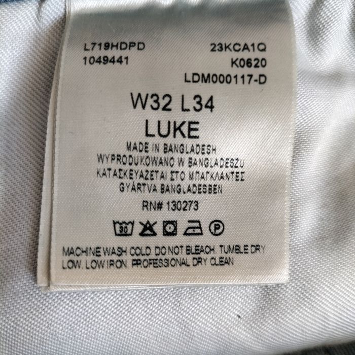 Męskie Lee Luke W32L34