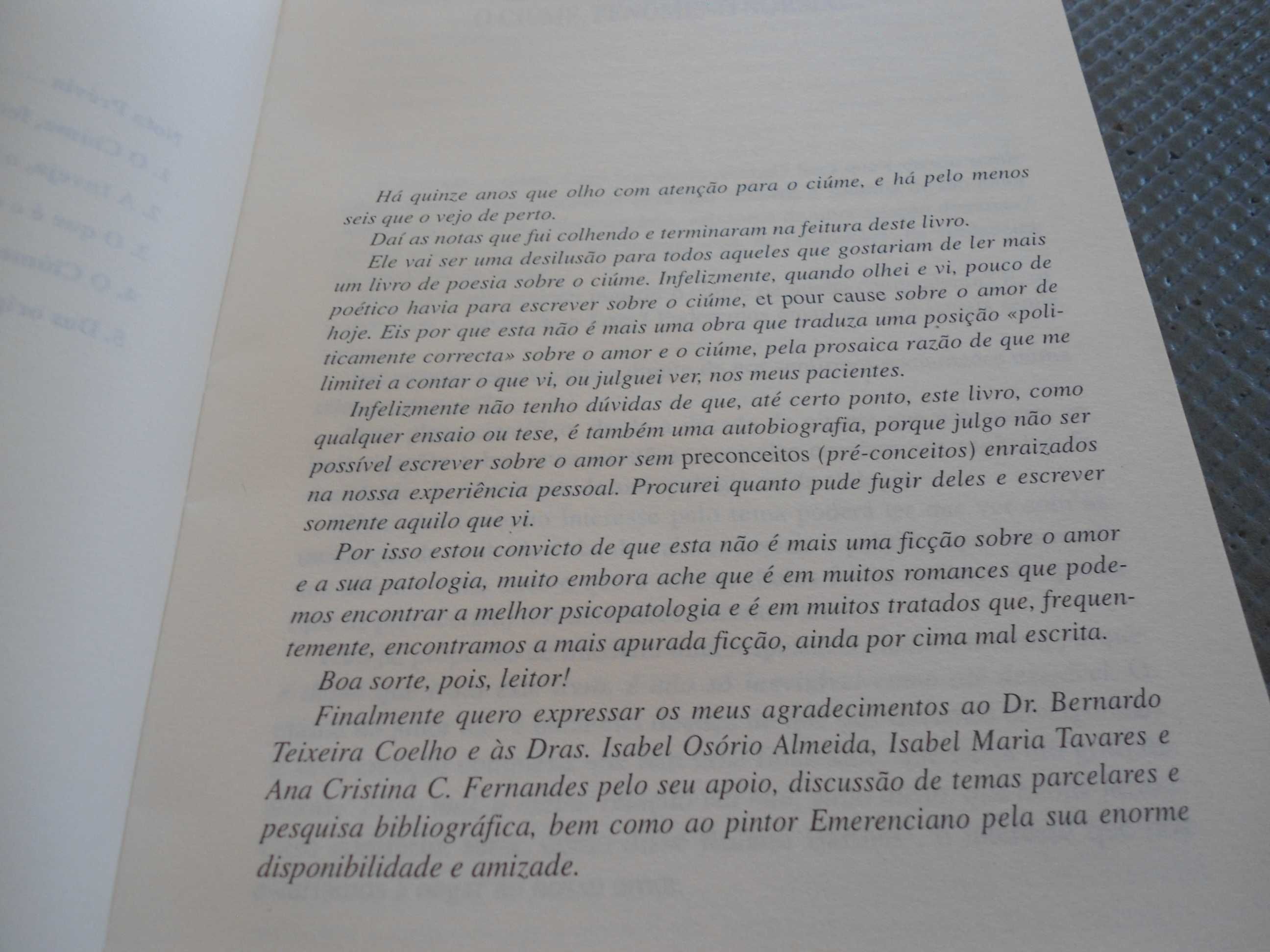 O Ciúme por Couto Soares Pacheco (1998)