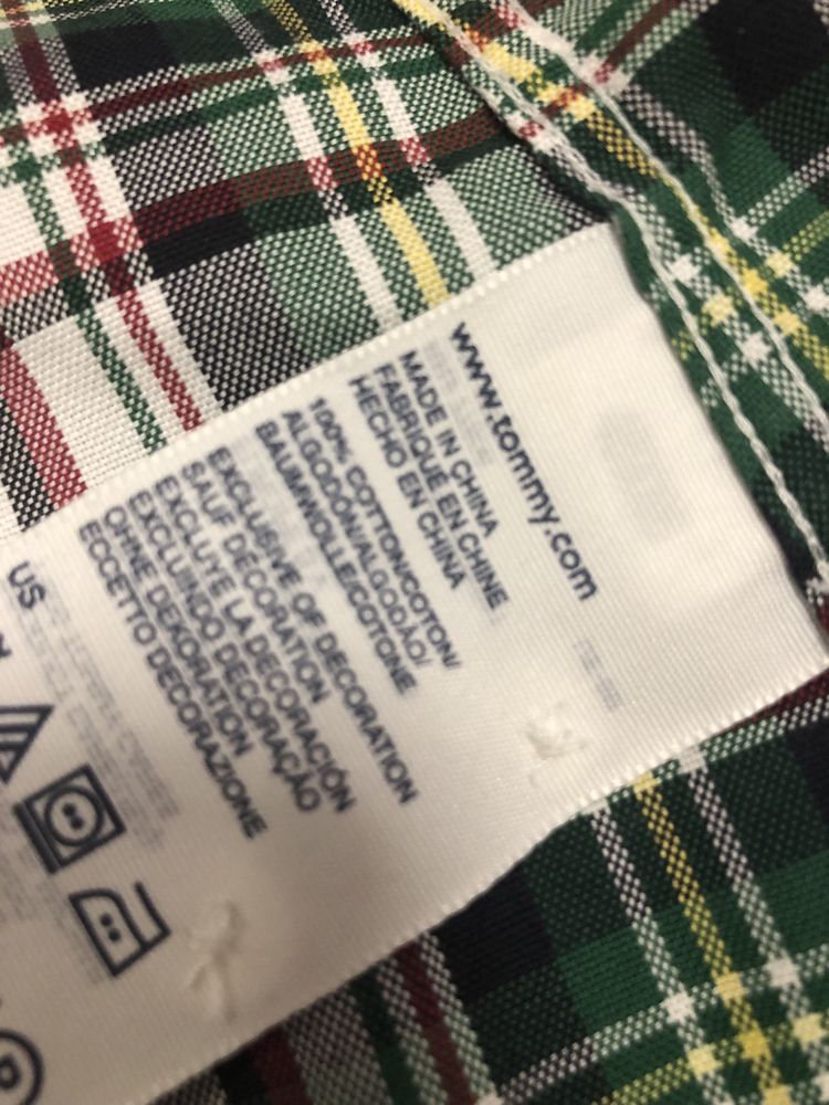 Жіноча фірмова рубашка Tommy Hilfiger 8 або М