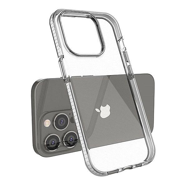 Spring Case etui iPhone 14 Pro silikonowy pokrowiec z ramką jasnoniebi