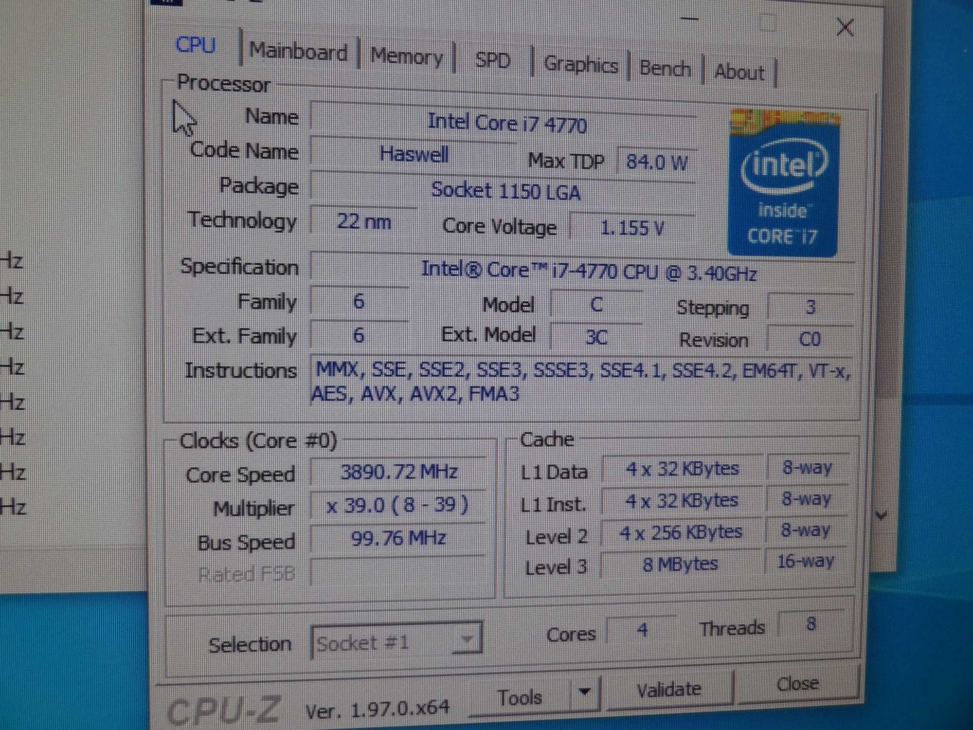 Процессор Intel Core I7 4770  Haswell FCLGA1150 S1150