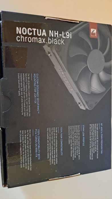 Dissipador para CPU Noctua NH-L9i chromax.black