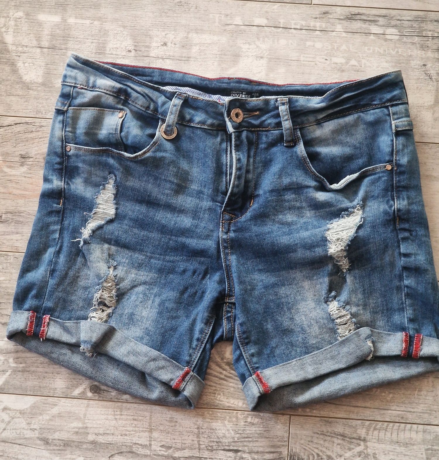 Spodenki szorty jeans Diverse S