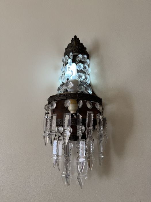 Candeeiros classicos com cristais