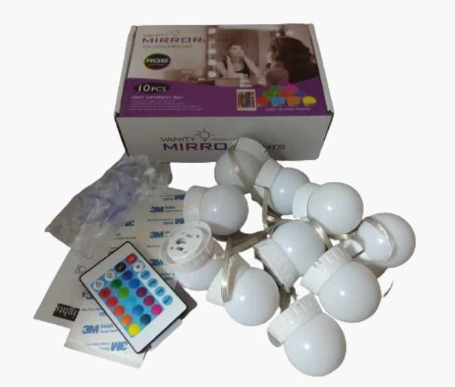 Підсвітка для дзеркала, Світлодіодні лампочки для дзеркала, Набір ламп