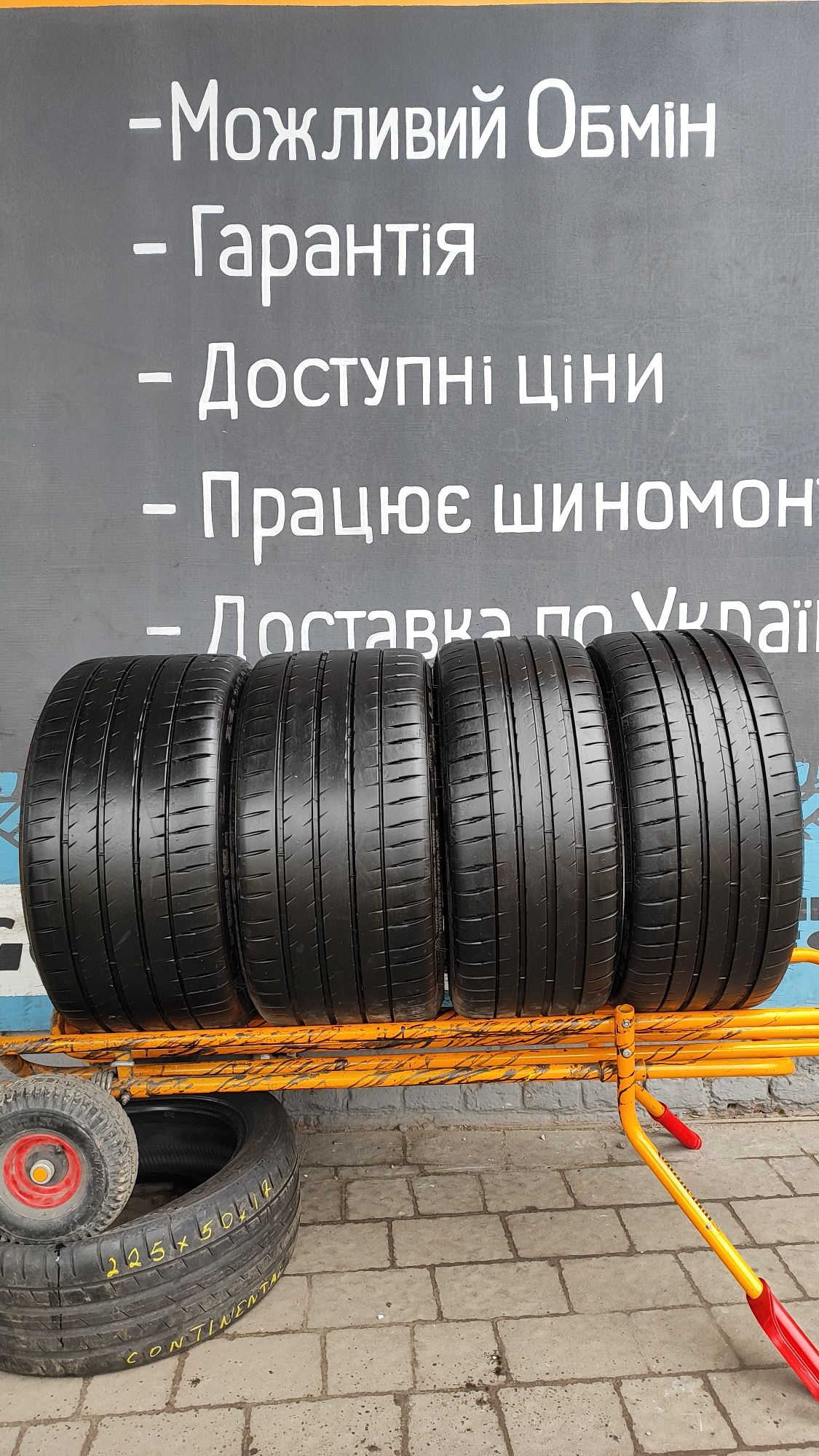 Шини Michelin літні, різноширокі 285/25 R20; 245/30 R20