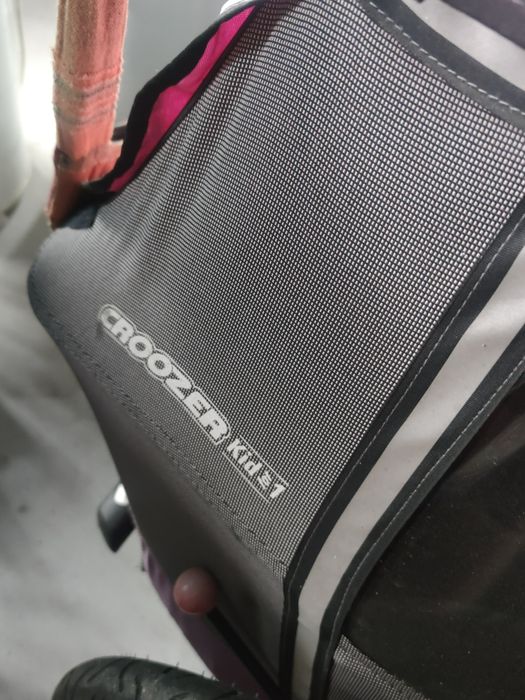 Croozer kid 1 przyczepka rowerowa wózek biegowy pink