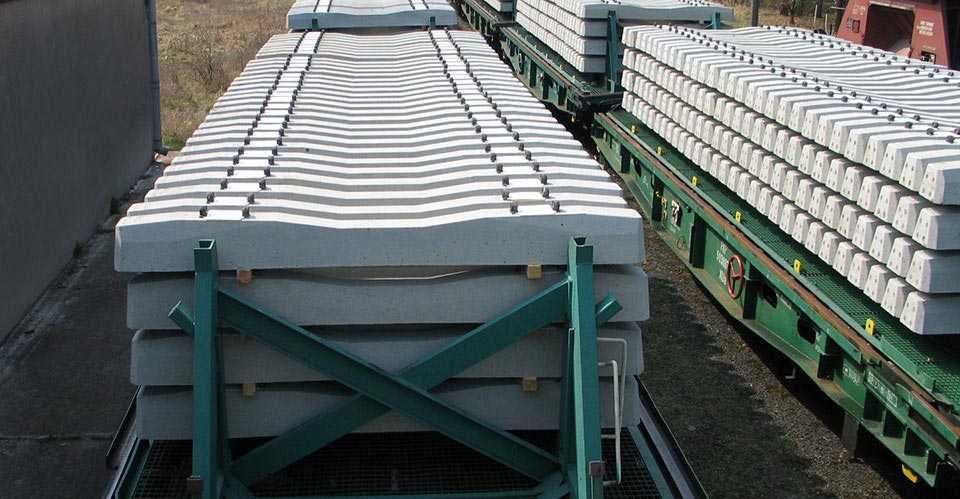 węzeł betoniarski, podkłady kolejowe sprężone, prefabrykacja betonu