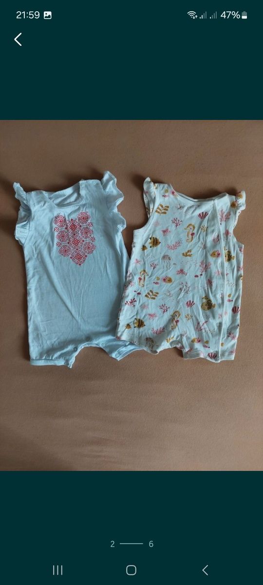 Одяг для дівчинки 6-9 місяців