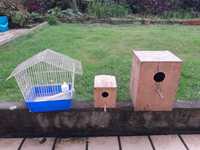 Gaiola/casinhas (ninho) de aves - periquito e caturra