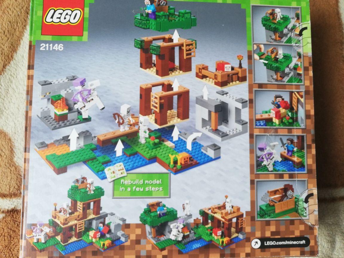 Lego Minecraft 21146 atak szkieletów