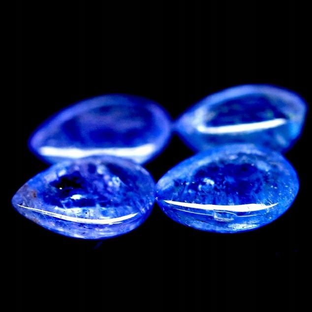 Tanzanit 100 % naturalny - łezka - na złoty pierścionek  - ok. 1,3 ct.