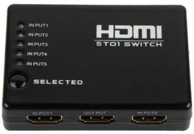 Switcher HDMI 3 in 1 Controlo Remoto IR 3D