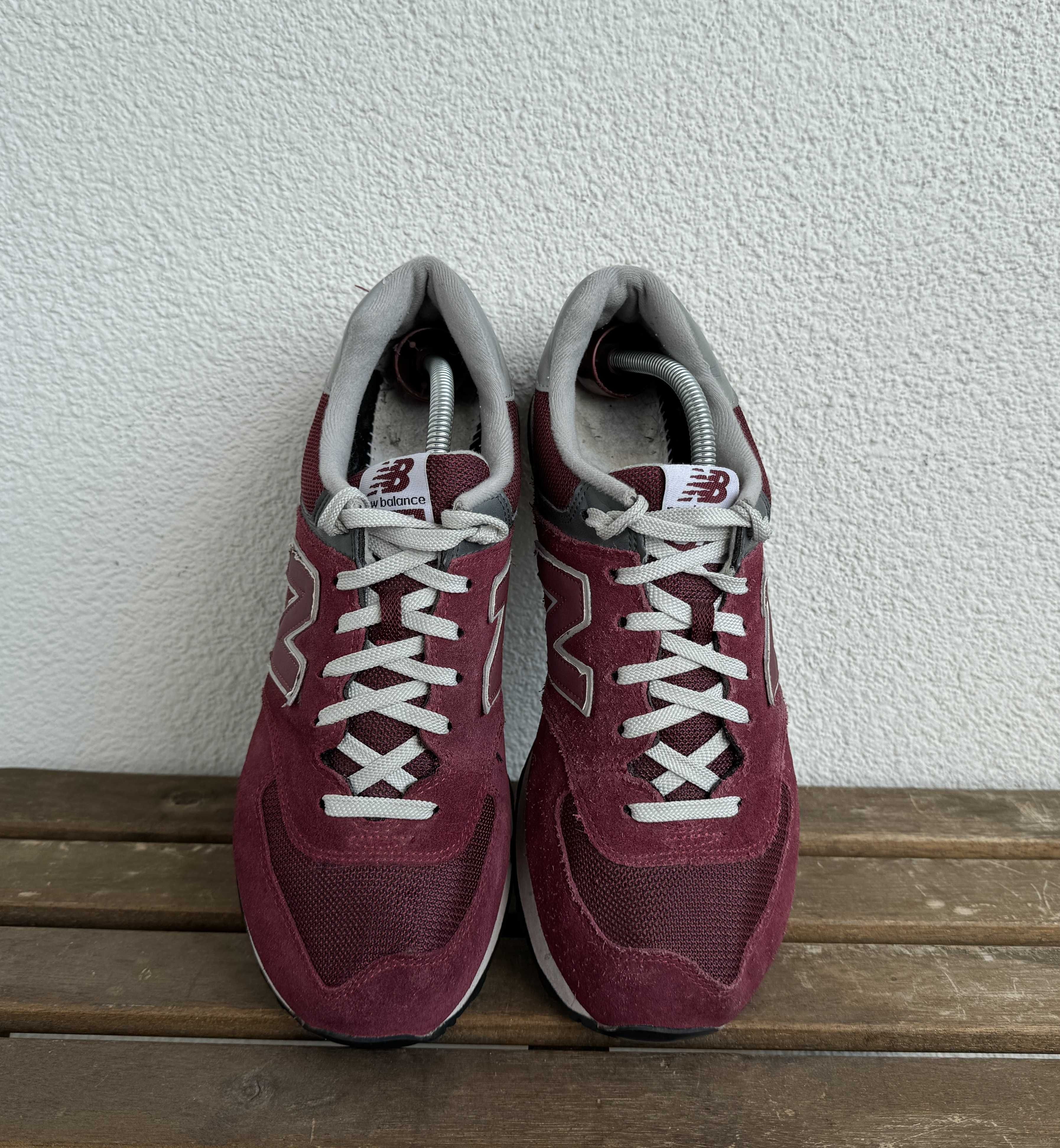 Buty Sportowe Męskie Zamszowe New Balance 574 Suede Sneakers Rozm 44