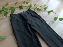 Zara spodnie eleganckie kant długie proste nogawki 34