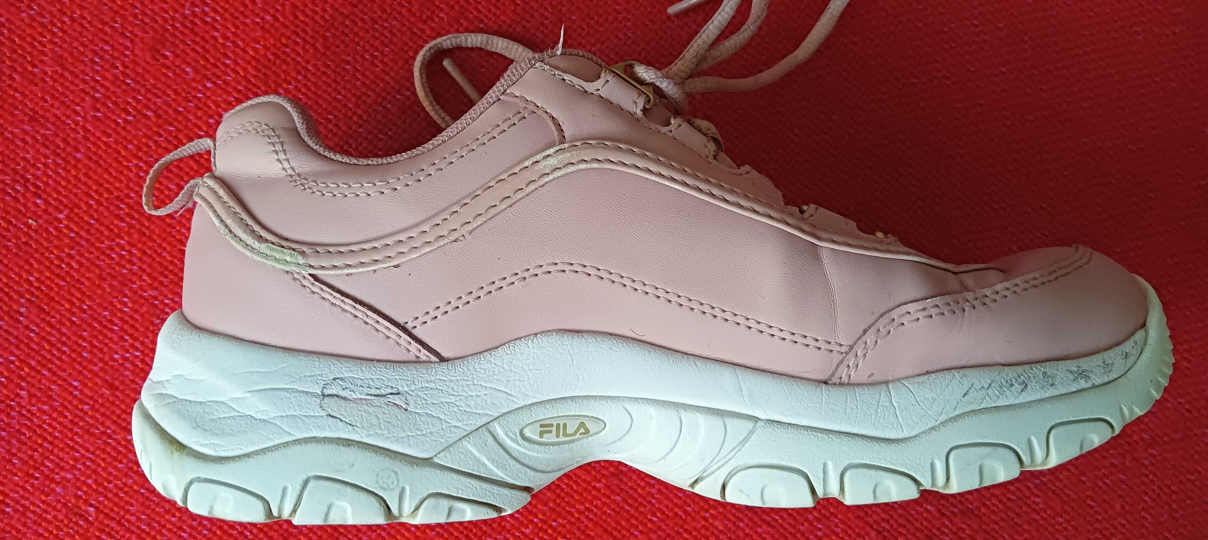 FILA roz 38 24cm Skóra Stan dobry Okazja