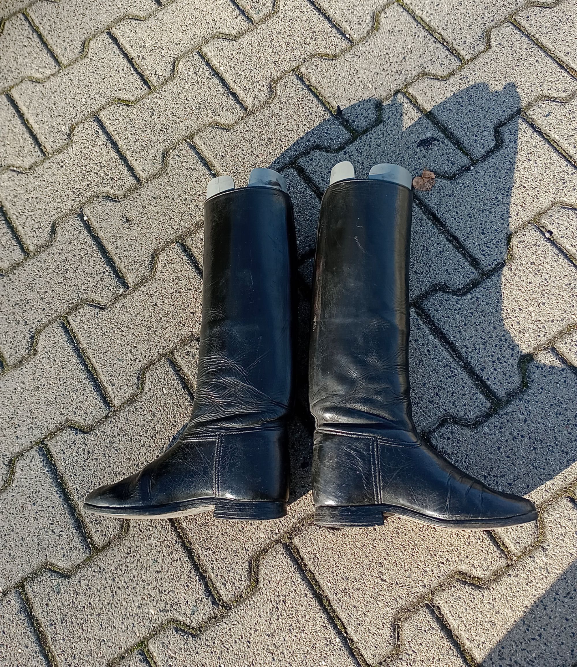 Buty oficerki jeździeckie wojskowe rozmiar 35 (23.5cm) vintage