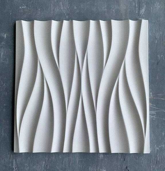 Гіпсові 3д панелі, хвиля , продаж дешевше, є залишок ,ремонт